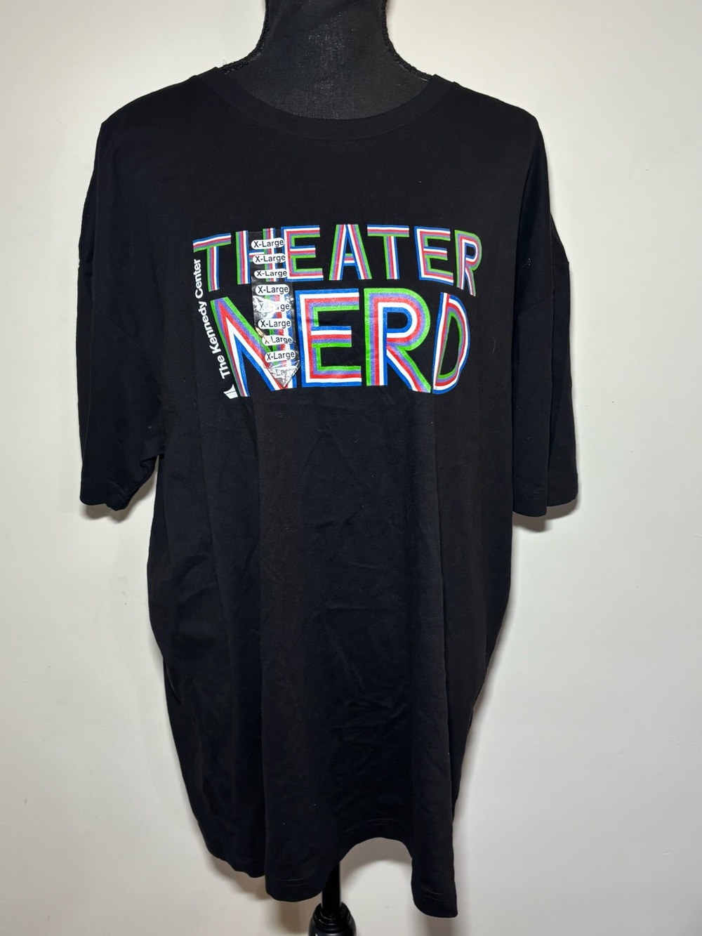 Kennedy Center Theater Nerd Graphic Tee - Black with Multicolor Print